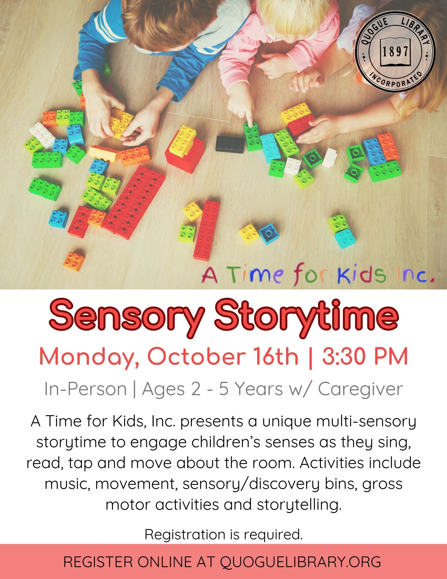 Sensory Storytime Quogue Library